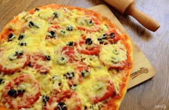 Дрожжевая пицца рецепт